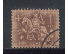 1953 - LOTTO/9745FU - PORTOGALLO - 1e. SIGILLO RE DENIS - USATO 1953 - LOTTO/9745FU - PORTOGALLO - 1e. SIGILLO RE DENIS - USATO