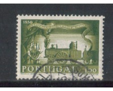 1956 - LOTTO/9759AU - PORTOGALLO - 1e. FERROVIE - USATO