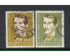 1957 - LOTTO/9762U - PORTOGALLO - CESARIO VERDE 2v. USATI