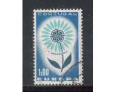 1964 - LOTTO/9798AU - PORTOGALLO - 1e. EUROPA - USATO