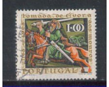 1966 - LOTTO/9813AU - PORTOGALLO - 1e. CITTA' DI EVORA - USATO 1966 - LOTTO/9813AU - PORTOGALLO - 1e. CITTA' DI EVORA - USATO