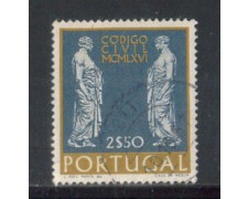 1967 - LOTTO/9820BU - PORTOGALLO - 2,50e. CODICE CIVILE - USATO 1967 - LOTTO/9820BU - PORTOGALLO - 2,50e. CODICE CIVILE - USATO