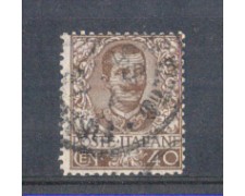 1901 - LOTTO/REG74U - REGNO - 40c. BRUNO FLOREALE - USATO