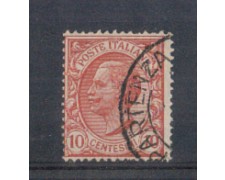 1906 - LOTTO/REG82U - REGNO - 10c. ROSA - USATO 1906 - LOTTO/REG82U - REGNO - 10c. ROSA - USATO