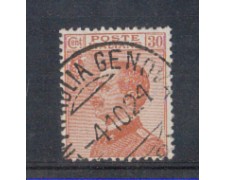 1922 - LOTTO/REG127U - REGNO - 30c. BRUNO ARANCIO - USATO