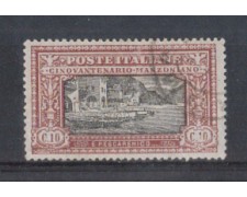 1923 - LOTTO/REG151UF - REGNO - 10c. A. MANZONI - USATO