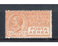 1926 - LOTTO/REGA8L - REGNO - POSTA AEREA 1,50 LIRE - T/L 1926 - LOTTO/REGA8L - REGNO - POSTA AEREA 1,50 LIRE - T/L