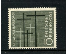 1956 - GERMANIA FEDERALE - CIMITERI MILITARI - NUOVO - LOTTO/30796