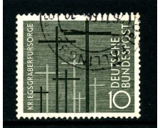 1956 - GERMANIA FEDERALE - CIMITERI MILITARI - USATO - LOTTO/30796U