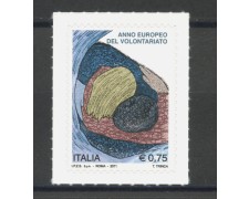 2011 - REPUBBLICA - ANNO DEL VOLONTARIATO - NUOVO - LOTTO/37205