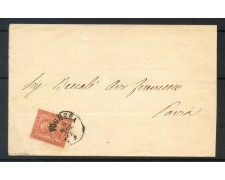1871 - REGNO - 2 cent. TIRATURA TORINO SU BUSTA ANNULLO VOGHERA - LOTTO/31818 1871 - REGNO - 2 cent. TIRATURA TORINO SU BUSTA ANNULLO VOGHERA - LOTTO/31818