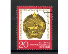 1971 - GERMANIA DDR - RIVOLUZIONE MONGOLA - USATO - LOTTO/36406U