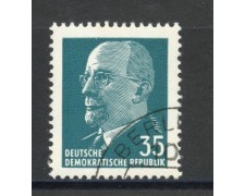 1971 - GERMANIA DDR - 35p. WALTER ULBRICHT - USATO - LOTTO/36407U