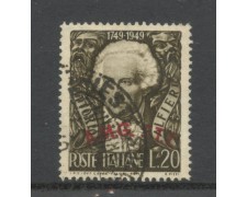 1949 - TRIESTE A - LOTTO/47722 - VITTORIO ALFIERI - USATO