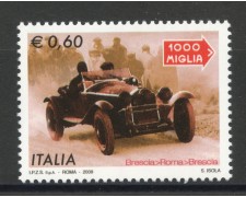 2009 - REPUBBLICA - MILLE MIGLIA - NUOVO - LOTTO/37268 2009 - REPUBBLICA - MILLE MIGLIA - NUOVO - LOTTO/37268