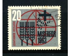 1963 - GERMANIA FEDERALE - 20p. CAMPAGNA CONTRO LA FAME - USATO - LOTTO/30873U