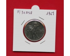1967 - REPUBBLICA - 50 LIRE VULCANO I° TIPO - LOTTO/M31858