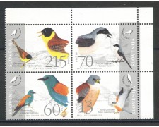 1995 - SLOVENIA - UCCELLI 4v. - NUOVI - LOTTO/33880