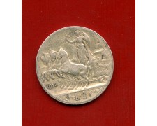 1913 - REGNO D'ITALIA - 1 LIRA QUADRIGA VELOCE -  ARGENTO - LOTTO/M31220