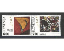 1995 - SLOVENIA - FRANCE KRALJ 2v. - NUOVI - LOTTO/33885