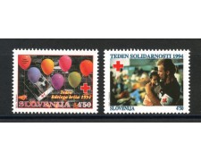 1994 - SLOVENIA - BENEFICENZA 2v. - NUOVI - LOTTO/33890
