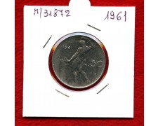 1961 - REPUBBLICA - 50 LIRE VULCANO I° TIPO - LOTTO/M31872