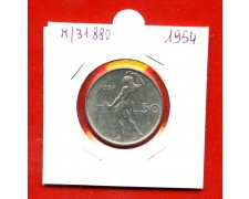 1954 - REPUBBLICA - 50 LIRE VULCANO I° TIPO - LOTTO/M31880