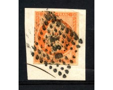1853/60 - FRANCIA - LOTTO/12902 - 60c. ARANCIO NAPOLEONE - USATO SU FRAMMENTO DI BUSTA 1853/60 - FRANCIA - LOTTO/12902 - 60c. ARANCIO NAPOLEONE - USATO SU FRAMMENTO DI BUSTA