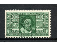 1932 - REGNO - 25c. PRO SOCIETA' DANTE ALIGHIERI - USATO - LOTTO/30226