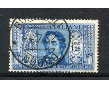1932 - REGNO - 1,25  PRO SOCIETA' DANTE ALIGHIERI - USATO - LOTTO/30230