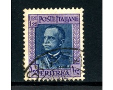 1931 - LOTTO/ERIT201U - ERITREA - 1,25 VIOLA E AZZURRO - USATO 1931 - LOTTO/ERIT201U - ERITREA - 1,25 VIOLA E AZZURRO - USATO