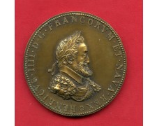 MEDAGLIA - HENRICUS IIII FRANCORUM ET NAVA REX - LOTTO/M30186 MEDAGLIA - HENRICUS IIII FRANCORUM ET NAVA REX - LOTTO/M30186