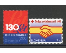 1996 - SLOVENIA - BENEFICENZA 2v. - NUOVI - LOTTO/33920