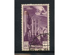 1931/32 - TRIPOLITANIA - 80c. POSTA AEREA - USATO - LOTTO/30235