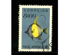 1951 - MOZAMBICO - 8 e. PESCI - USATO - LOTTO/29053 1951 - MOZAMBICO - 8 e. PESCI - USATO - LOTTO/29053