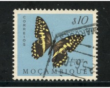 1953 - MOZAMBICO - 10c. FARFALLE - USATO - LOTTO/29060U 1953 - MOZAMBICO - 10c. FARFALLE - USATO - LOTTO/29060U
