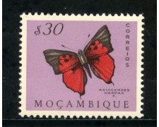 1953 - MOZAMBICO - 30c. FARFALLE - LING. - LOTTO/29063 1953 - MOZAMBICO - 30c. FARFALLE - LING. - LOTTO/29063