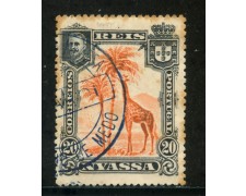 1901 - NYASSA ( MOZAMBICO) - 20r. ROSSO ARANCIO GIRAFFA - USATO - LOTTO/29117 1901 - NYASSA ( MOZAMBICO) - 20r. ROSSO ARANCIO GIRAFFA - USATO - LOTTO/29117