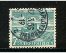 1953/54 - BERLINO - 7p. STAZIONE RADIO - USATO - LOTTO/29213