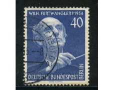 1955 - BERLINO - 40p. FESTIVAL DELLA MUSICA - USATO - LOTTO/29219