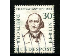 1957/59 - BERLINO - 30p. SAVIGNY - USATO - LOTTO/29234