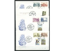 1963 - LUSSEMBURGO - 4 BUSTE CON ANNULLO MELUSINA - LOTTO/29554 1963 - LUSSEMBURGO - 4 BUSTE CON ANNULLO MELUSINA - LOTTO/29554