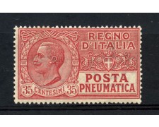 1927 - REGNO - 35c. ROSSO POSTA PNEUMATICA - NUOVO - LOTTO/29568