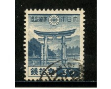 1937/40 - GIAPPONE - 30 s. BLU VERDE - USATO - LOTTO/29747