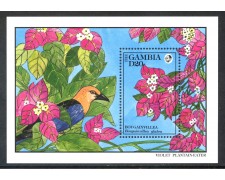 1992 - GAMBIA - FIORI BOUGAINVILLEA - FOGLIETTO NUOVO - LOTTO/29883