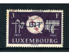 1965 - LUSSEMBURGO - 3 Fr. U.I.T. - USATO - LOTTO/29896 1965 - LUSSEMBURGO - 3 Fr. U.I.T. - USATO - LOTTO/29896