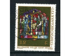 1987 - LUSSEMBURGO - CHIESA DI SAN MICHELE - USATO - LOTTO/29902 1987 - LUSSEMBURGO - CHIESA DI SAN MICHELE - USATO - LOTTO/29902
