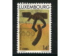 1991 - LUSSEMBURGO - MOVIMENTO SINDACALE - USATO - LOTTO/29917 1991 - LUSSEMBURGO - MOVIMENTO SINDACALE - USATO - LOTTO/29917
