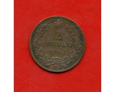 1867- REGNO - 2 CENTESIMI VITTORIO EMANUELE II° - LOTTO/M30217
