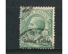 1908 - ERITREA - 5 cent. VERDE VITTORIO EMANUELE III° - USATO - LOTTO/30058 1908 - ERITREA - 5 cent. VERDE VITTORIO EMANUELE III° - USATO - LOTTO/30058